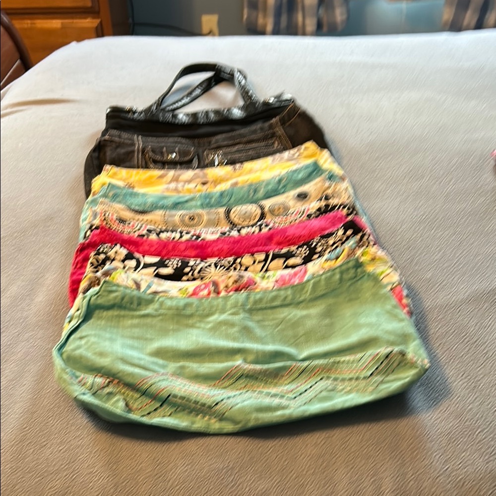 Colorful Multi-Pocket Handbag